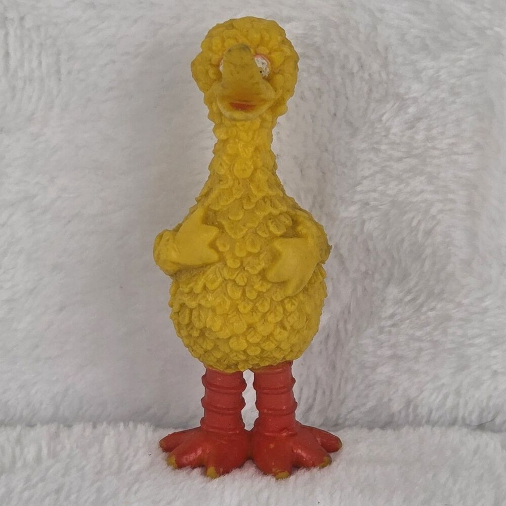 Muppets Inc. Big Bird Mini Figure Sesame Street Vintage Hong Kong 2.5” Inch